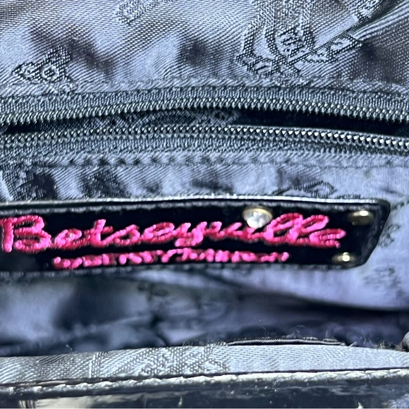 Betseyville By Betsey Johnson Red with White Polkadots and Black Bows Clutch - Picture 10 of 15